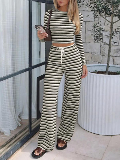 Striped 2- Piece Lounge Set