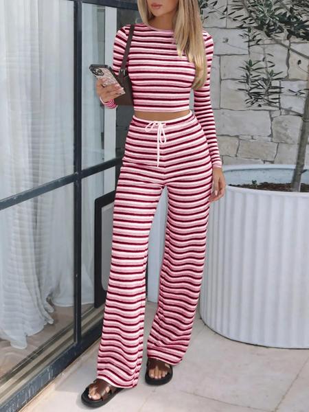 Striped 2- Piece Lounge Set