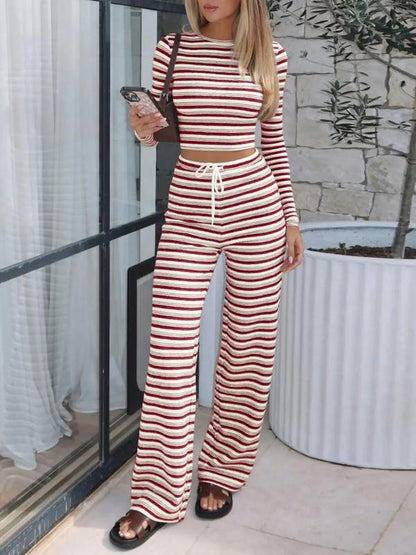 Striped 2- Piece Lounge Set